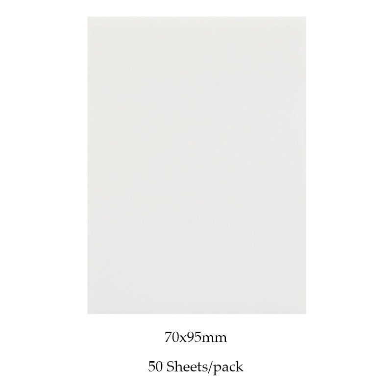Transparent Sticky Note Pads Waterproof Self-Adhesive Memo Notepad Stationery