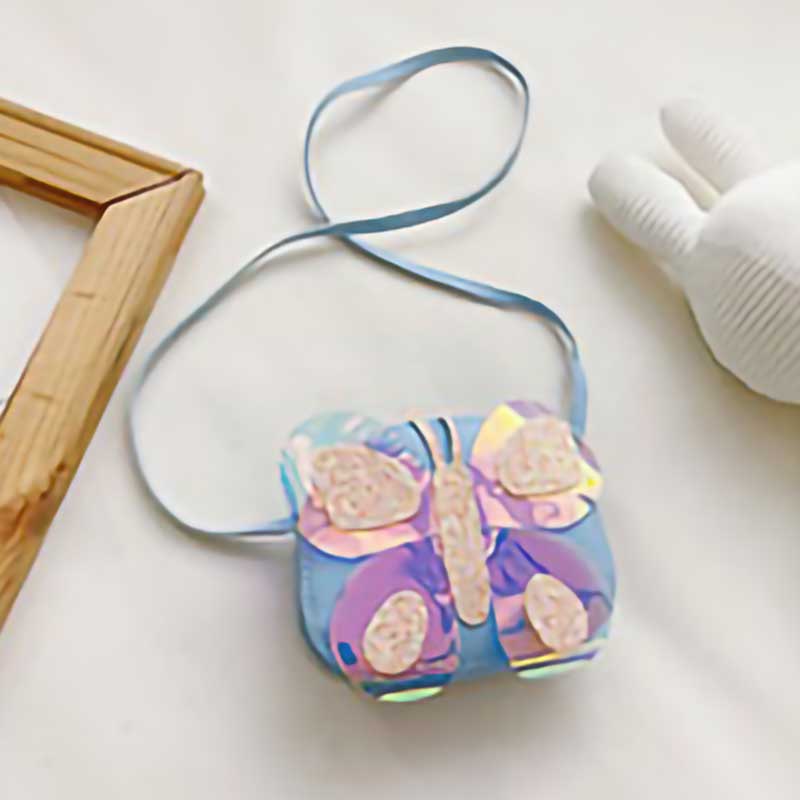 Kids Casual Cute Cartoon Butterfly Crossbody Bag