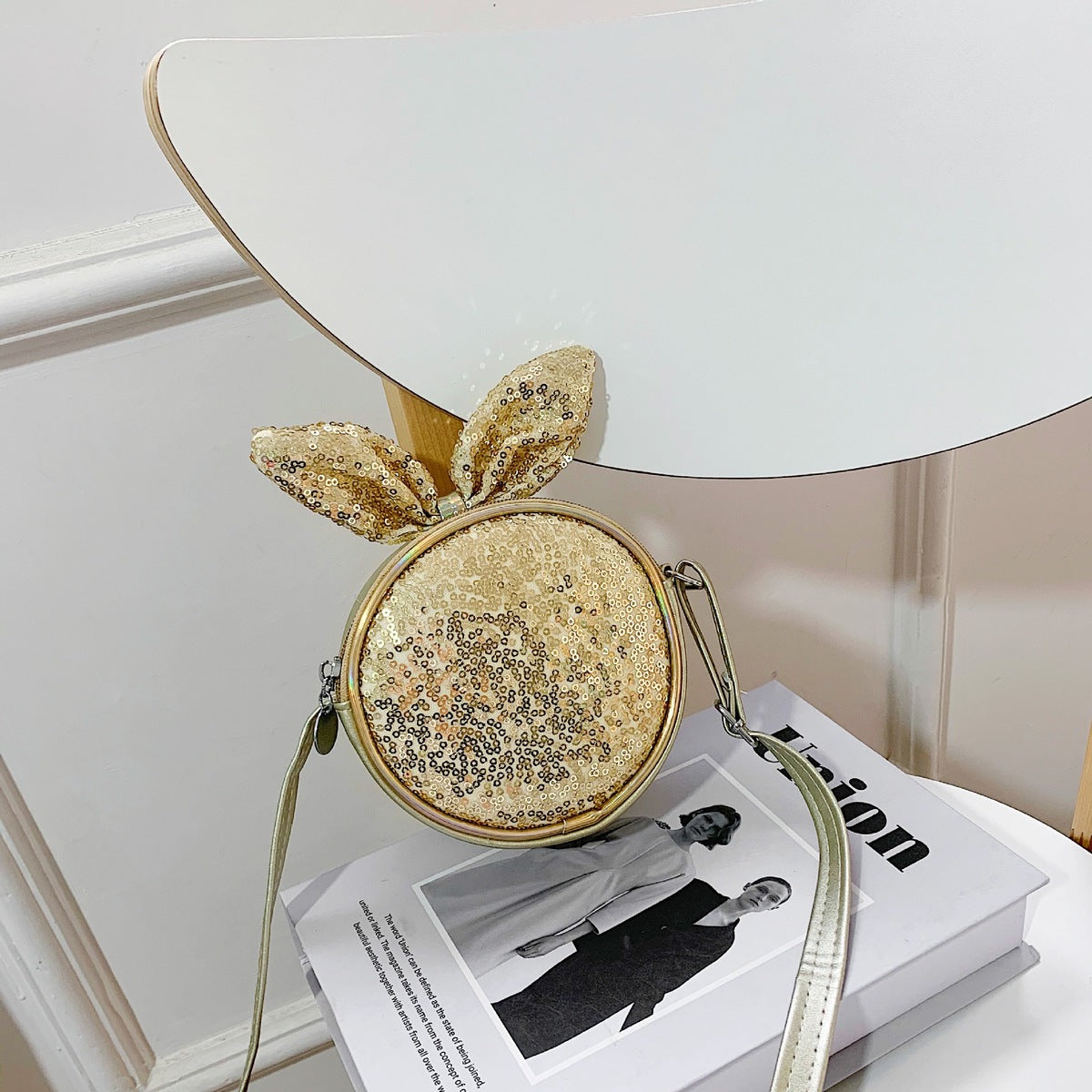 Kids Casual Cute Cartoon Sequins Crossbody Bag
