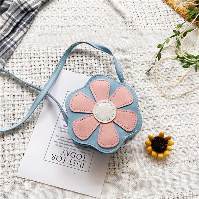 Kids Cute Petal Crossbody Bag