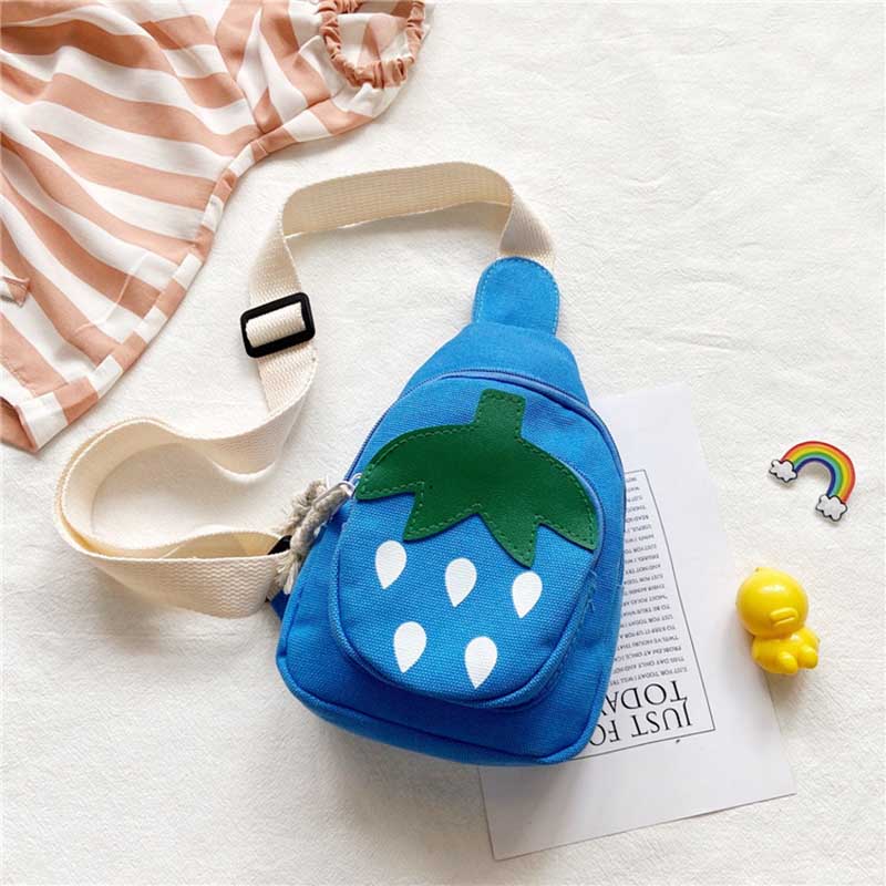 Kids Unisex Cute Canvas Chest Bag