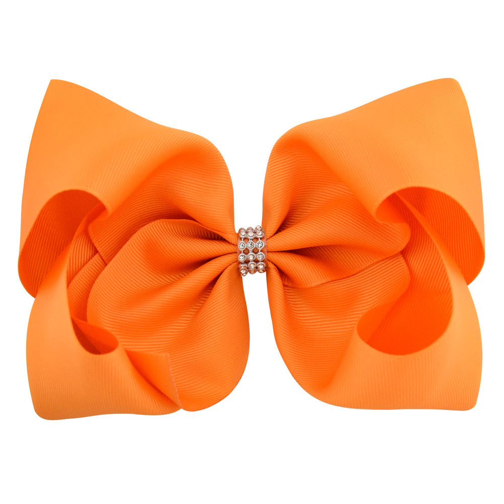 Children Fashion Solid Color 8 Inch Children'S Bow Headwear