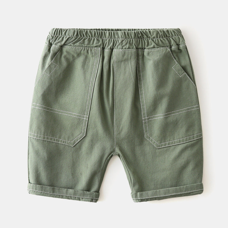 Kids Toddler Boys Casual Cute Solid Color Shorts
