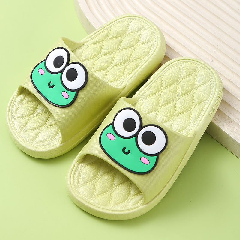Children Kids Baby Fashion Girls Boys Casual Cartoon Cute Bear Rabbit Home Non-Slip Slippers Shoes