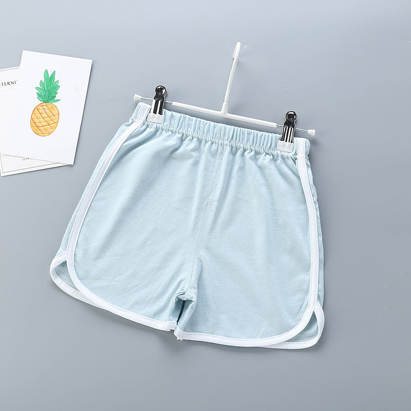 Kids Basic Elastic Casual Beach Shorts