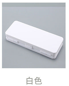 Transparent Frosted Multi-Functional Double-Sided Macaron Plastic Pencil Case