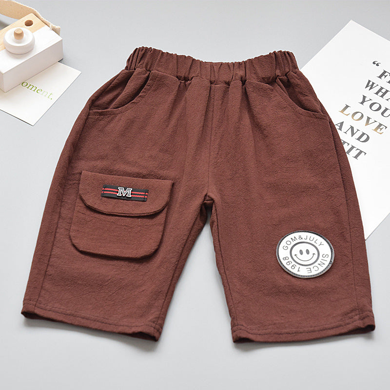 Children Kids Baby Fashion Boys Casual Basic Print Shorts