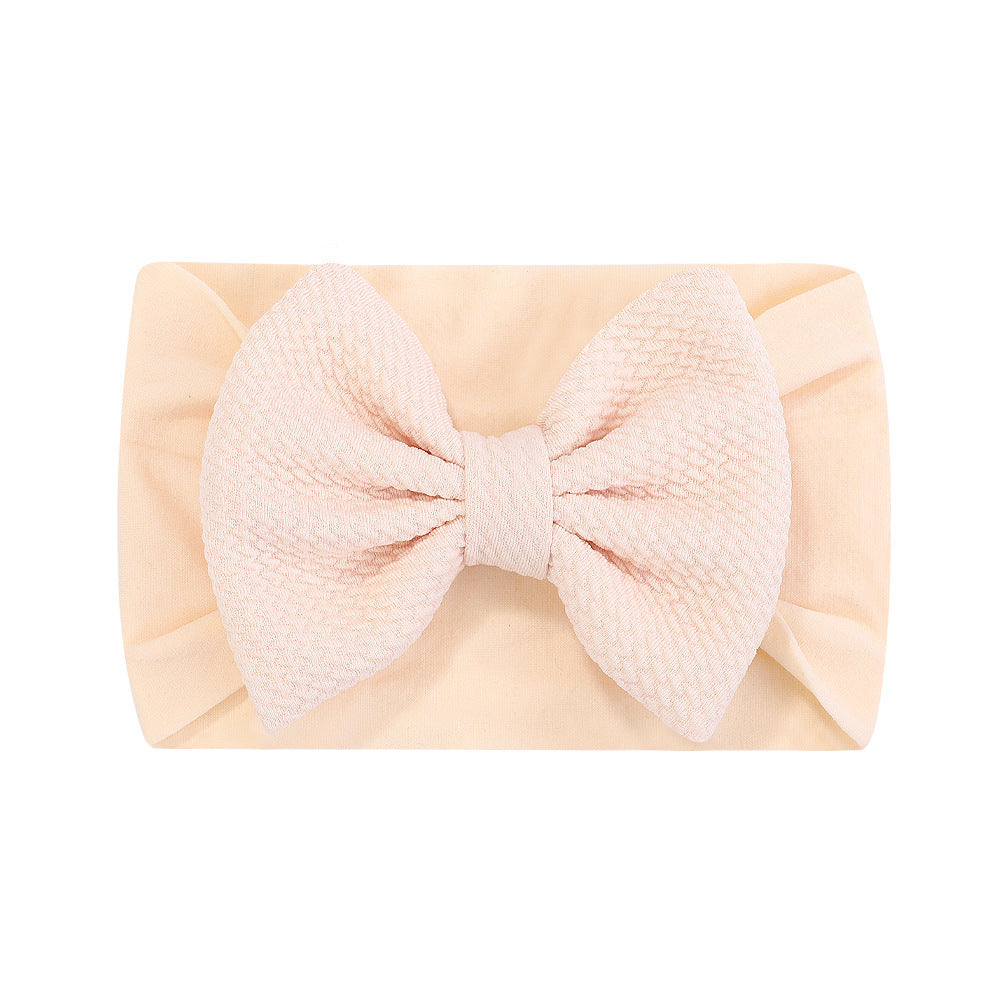 Cute Fashion Solid Color Baby Bow Headband