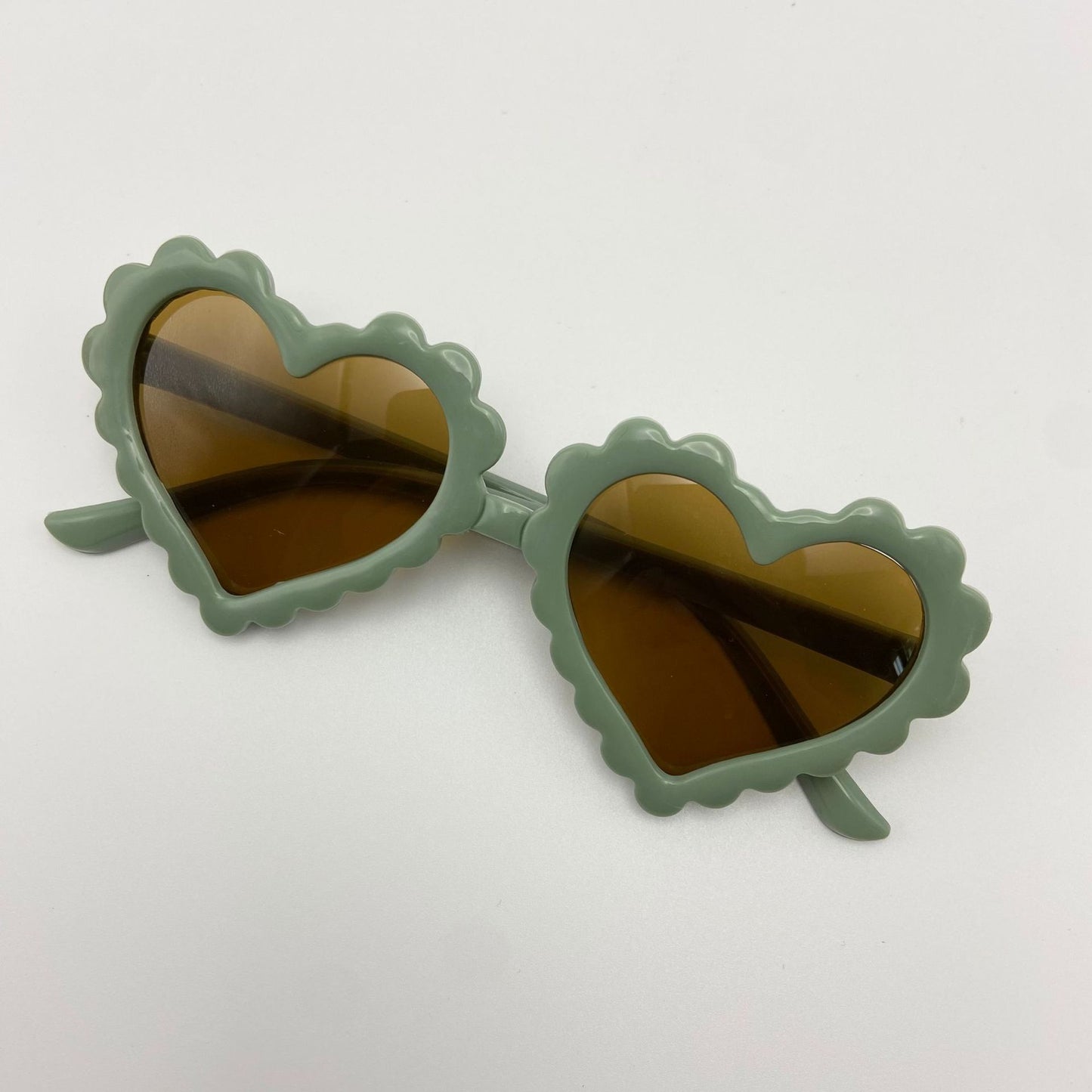 Kids Unisex Fashion Casual Valentine Basic Heart Frame Sunglasses