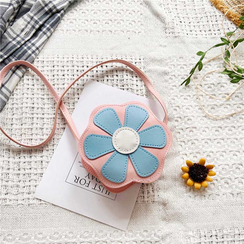 Kids Cute Petal Crossbody Bag