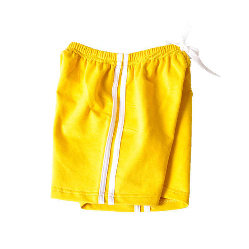 Children Kids Baby Fashion Girls Boys Casual Basics Stripes Shorts
