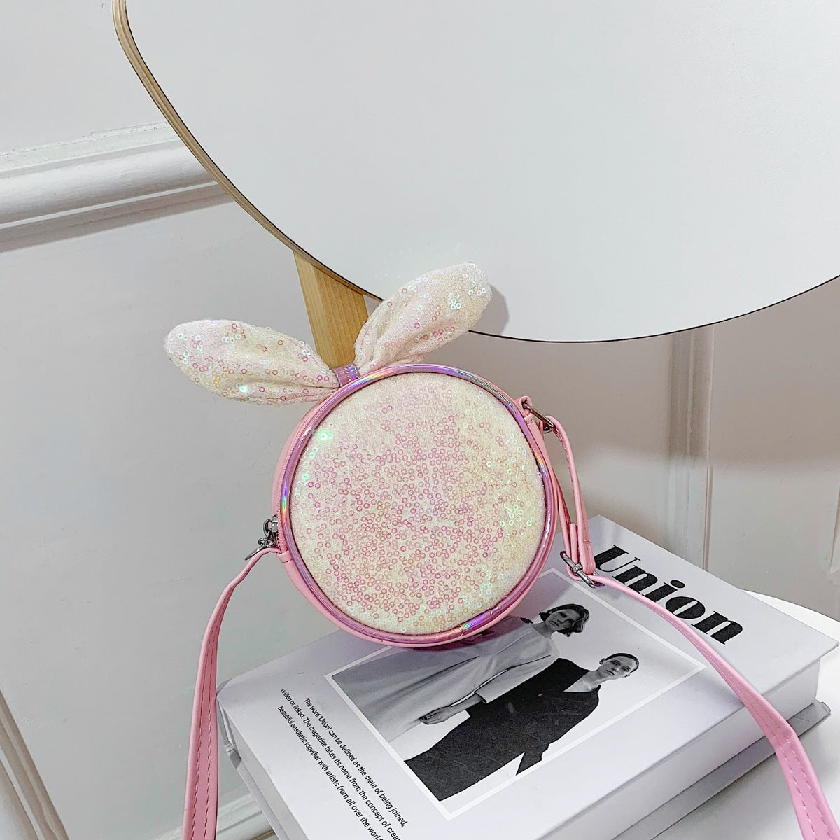 Kids Casual Cute Cartoon Sequins Crossbody Bag