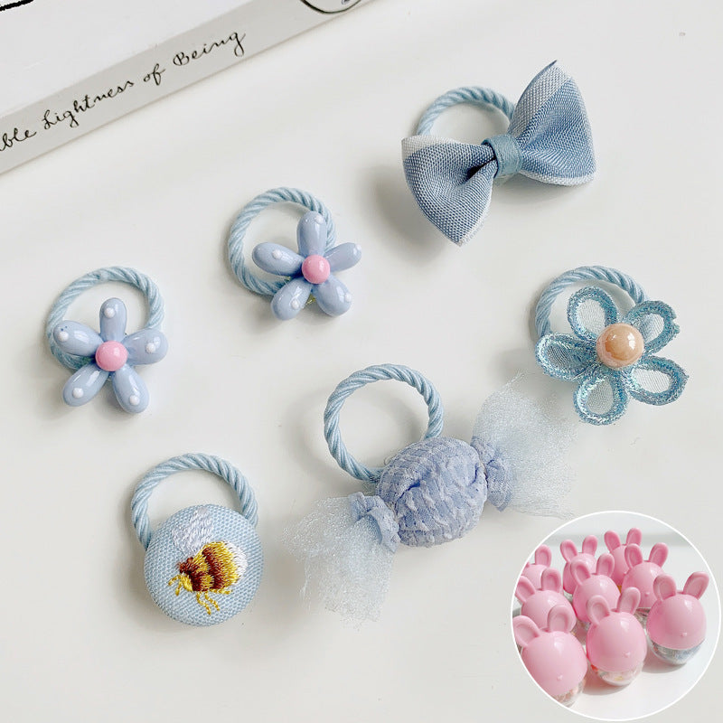 Kids Girls Cute Sweet Cartoon Hair Rings