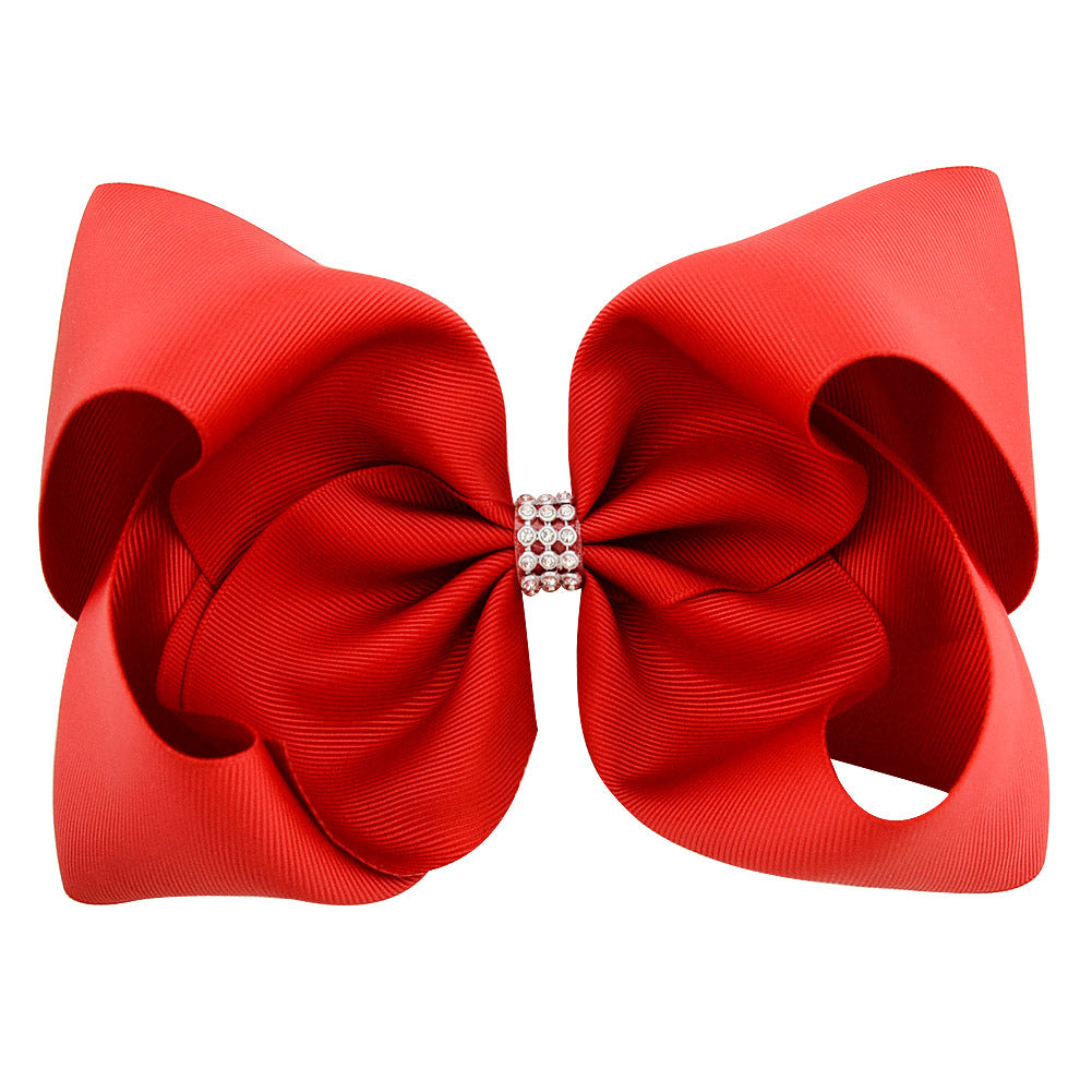 Children Fashion Solid Color 8 Inch Children'S Bow Headwear