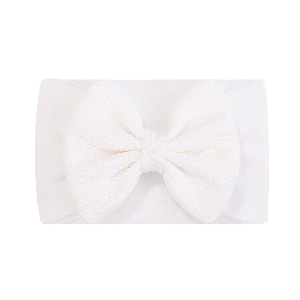 Cute Fashion Solid Color Baby Bow Headband