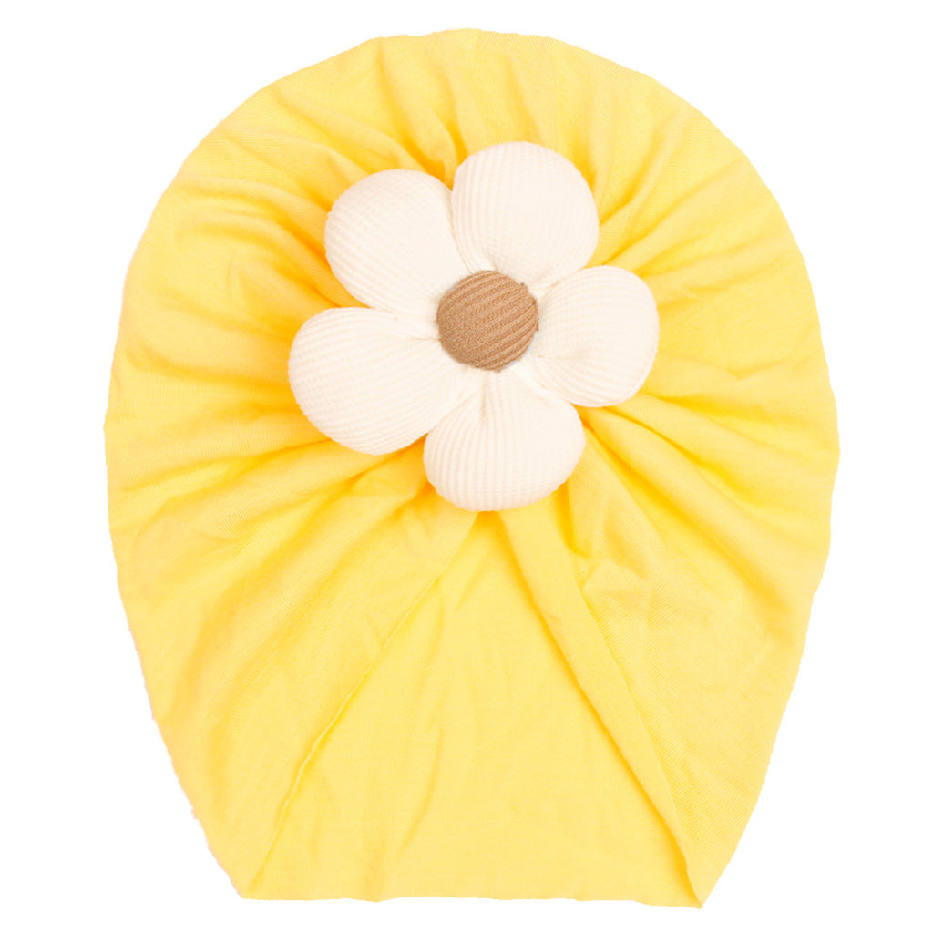 Newborn Cute Flower Turban Cap