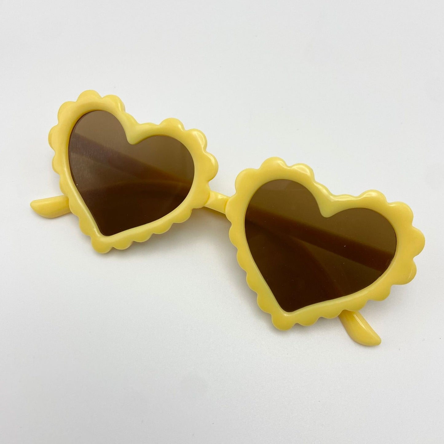 Kids Unisex Fashion Casual Valentine Basic Heart Frame Sunglasses