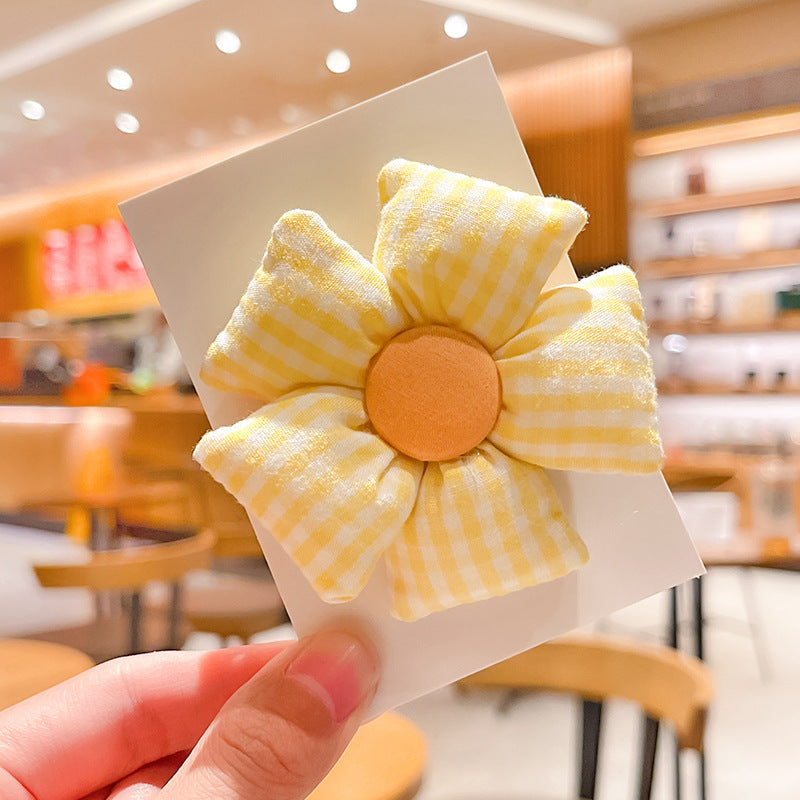 Kids Girls Cute Sweet Flower Hair Rings