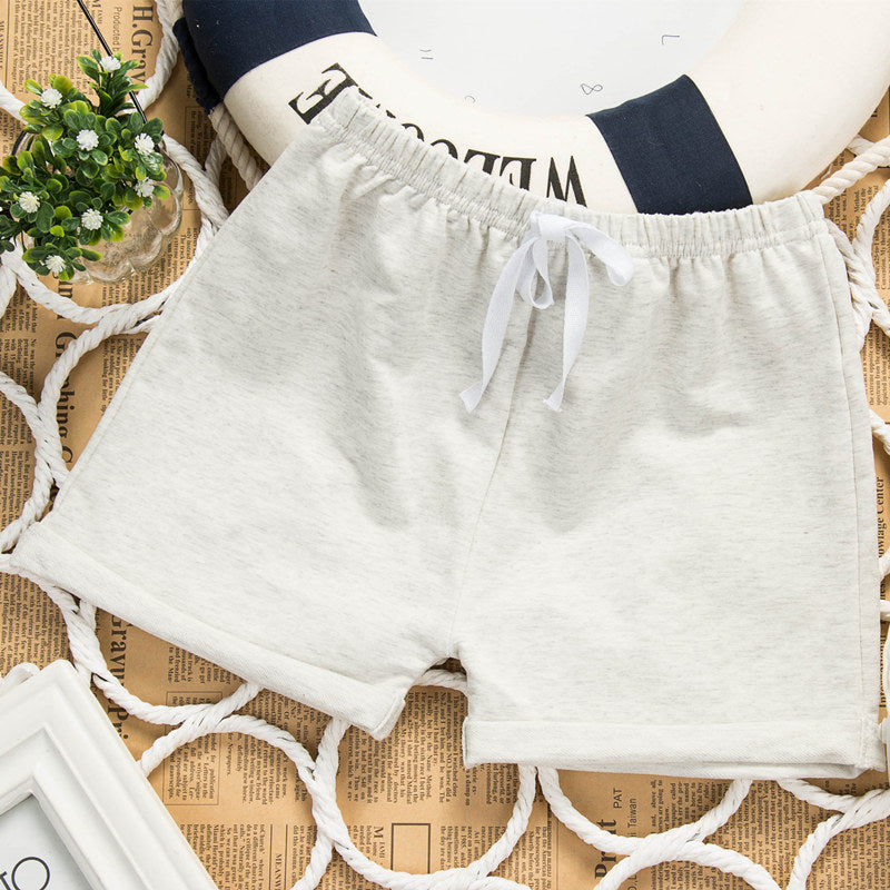 Children Kids Baby Fashion Boys Girls Casual Basic Solid Color Shorts