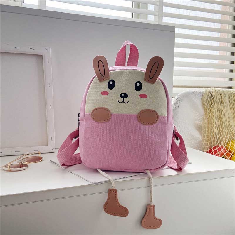 Kids Unisex Cute Cartoon Canvas School Bags