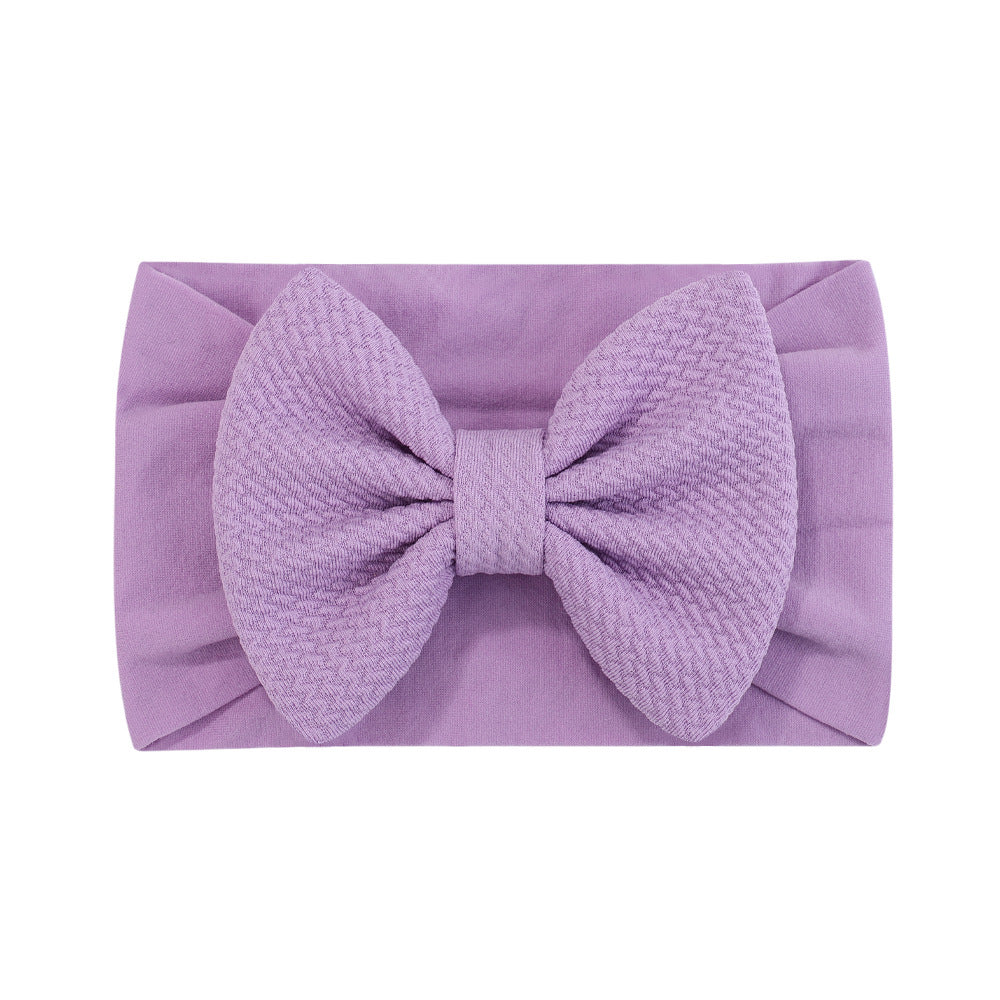 Cute Fashion Solid Color Baby Bow Headband