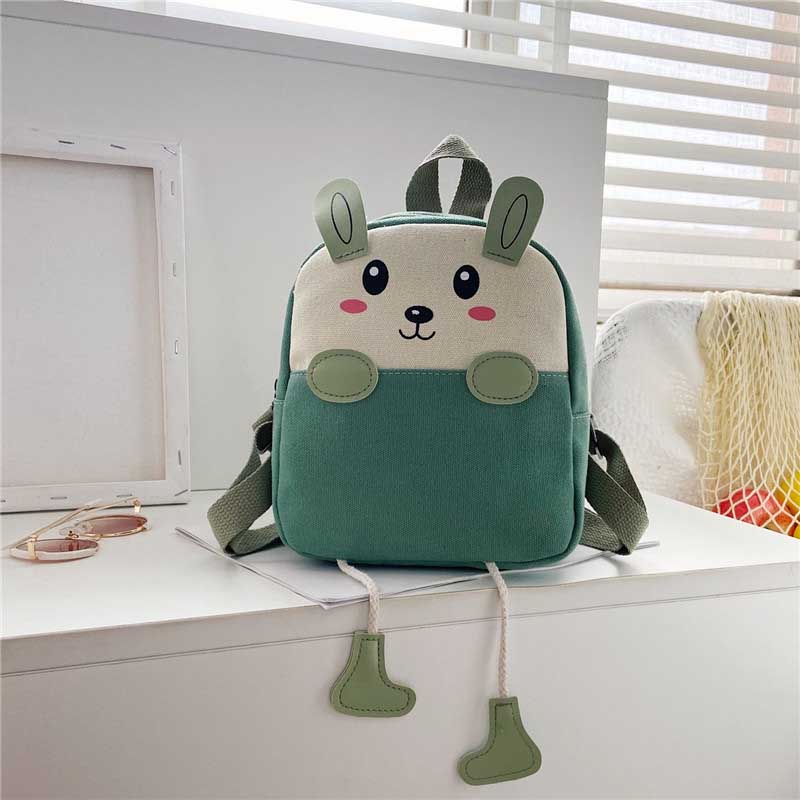 Kids Unisex Cute Cartoon Canvas School Bags