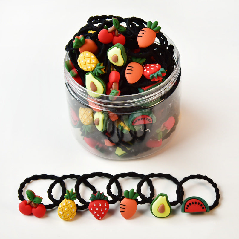 Kids Girls Cute Sweet Hair Rings