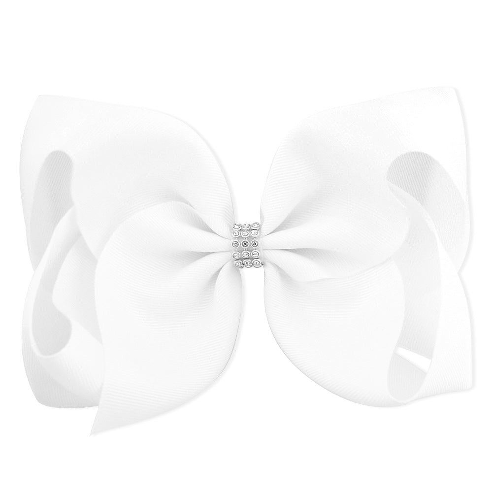 Children Fashion Solid Color 8 Inch Children'S Bow Headwear