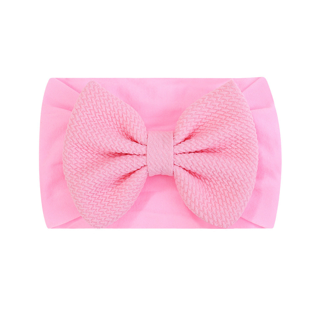 Cute Fashion Solid Color Baby Bow Headband