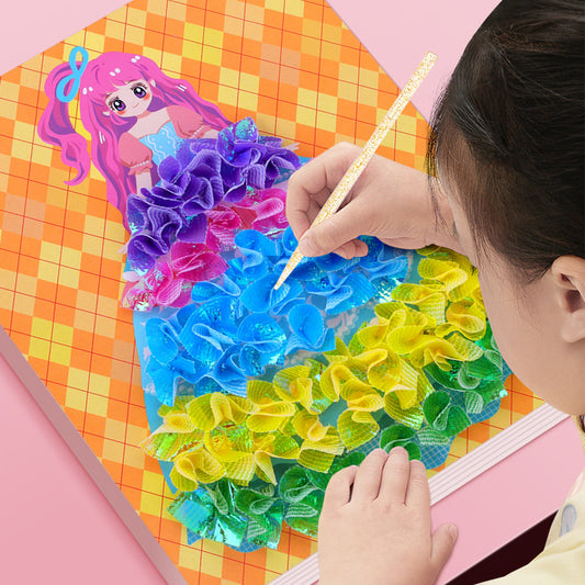 Girls Dress Up Stickers Educational Toys