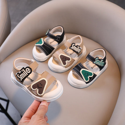Kids Unisex Summer Casual Cute Velcro Sandals