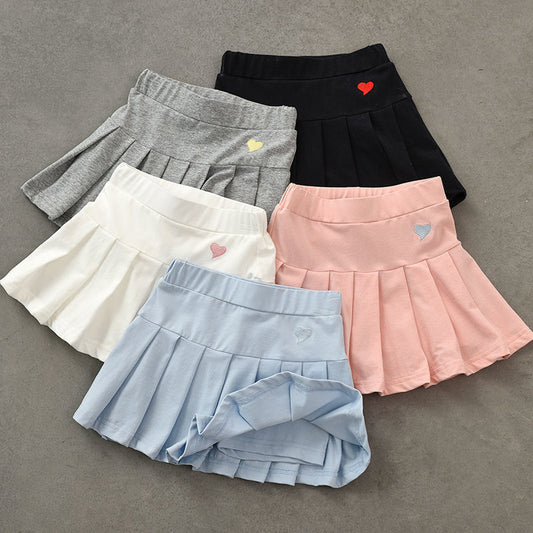 Children Kids Toddler Girls Skirt Patching Pants