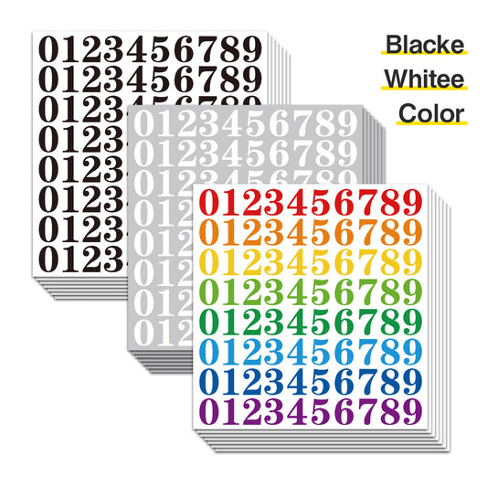 1-4 Inch Waterproof Vinyl Digital Sticker