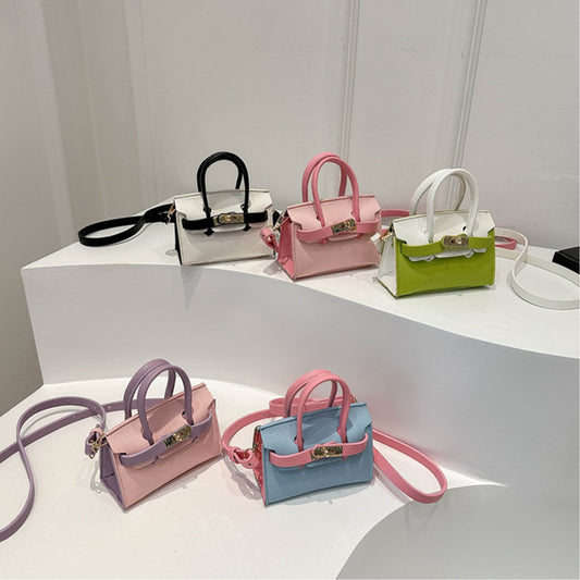 Children'S Fashion Contrast Mini Crossbody Bag