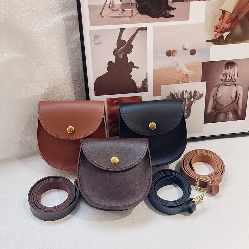 Kids Casual Solid Color Waist Bag
