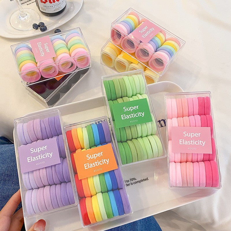 Children Fashion Multicolor Elastic Hair Accessories