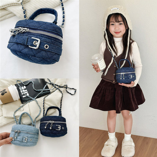 Kids Unisex Fashion Casual Cute Crossbody Handle Bag