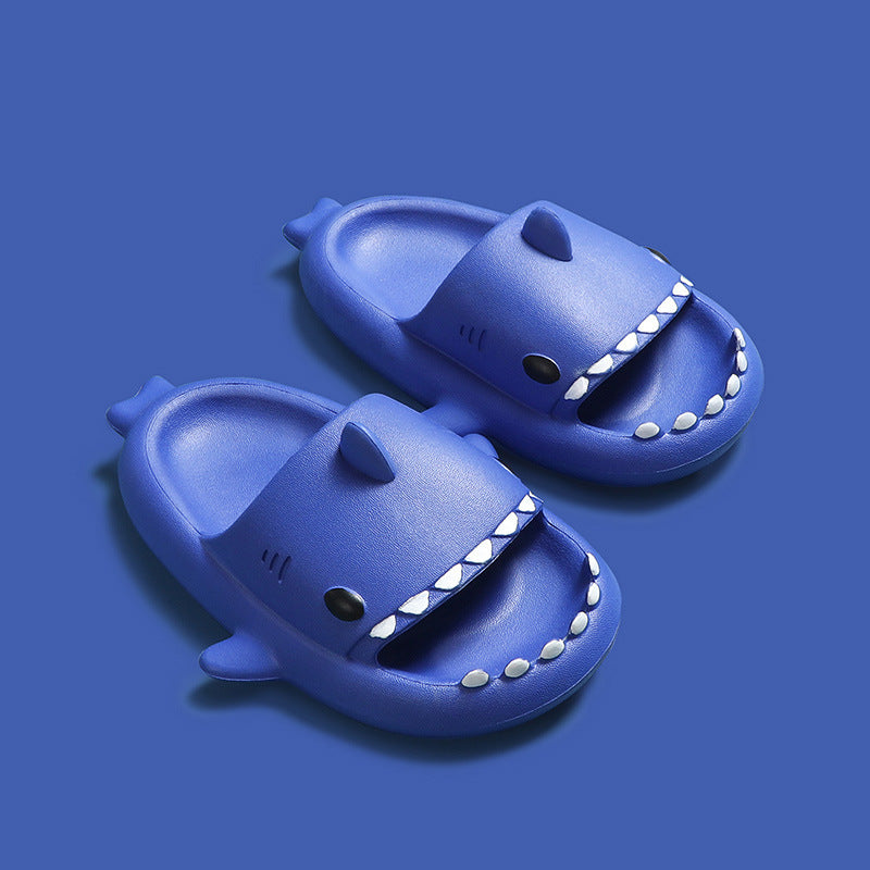 Kids Fashion Three-Dimensional Shark Non-Slip Soft Bottom Slippers