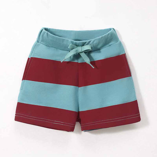 Kids Toddler Boys Girls Casual Cute Stripe Print Shorts