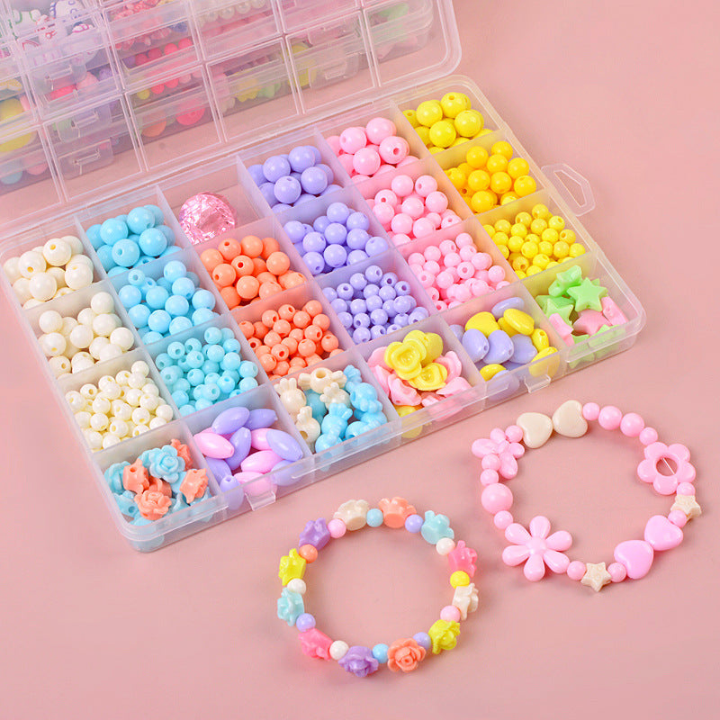 24 Boxed Children'S Diy Handmade Beaded Toys Set