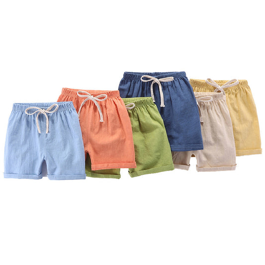 Kids Toddler Boy Fashion Thin Cotton Solid Shorts