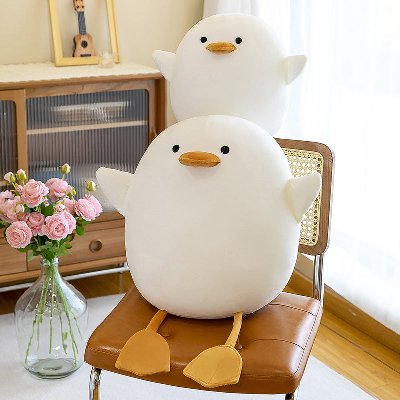 Cute Little White Duck Feather Toy