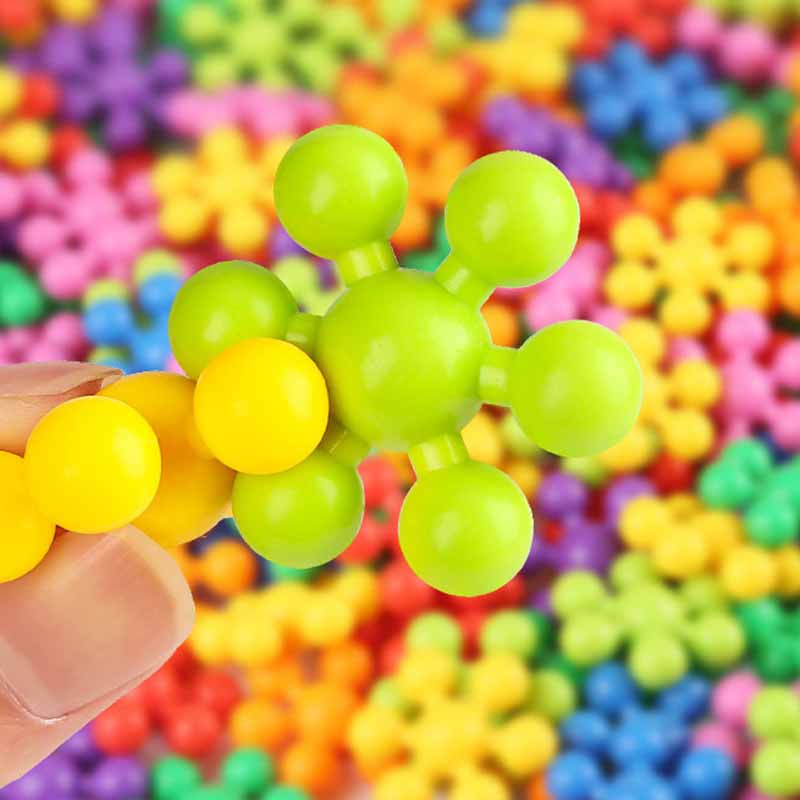 Kids Assembled Puzzle Large Grain Plum Blossom Building Blocks Toy