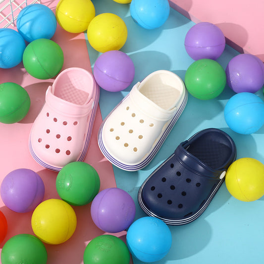 Children Kids Baby Fashion Girls Boys Hole Indoor Beach Slippers Shoes