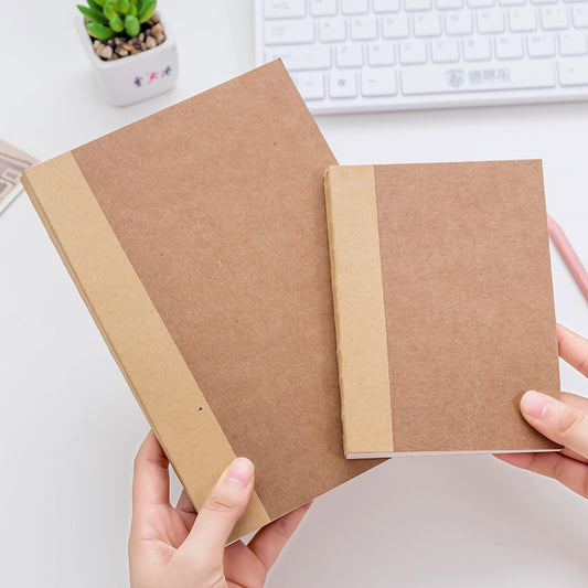 A5A6 Simple Retro Kraft Paper Hand-Painted Notebook