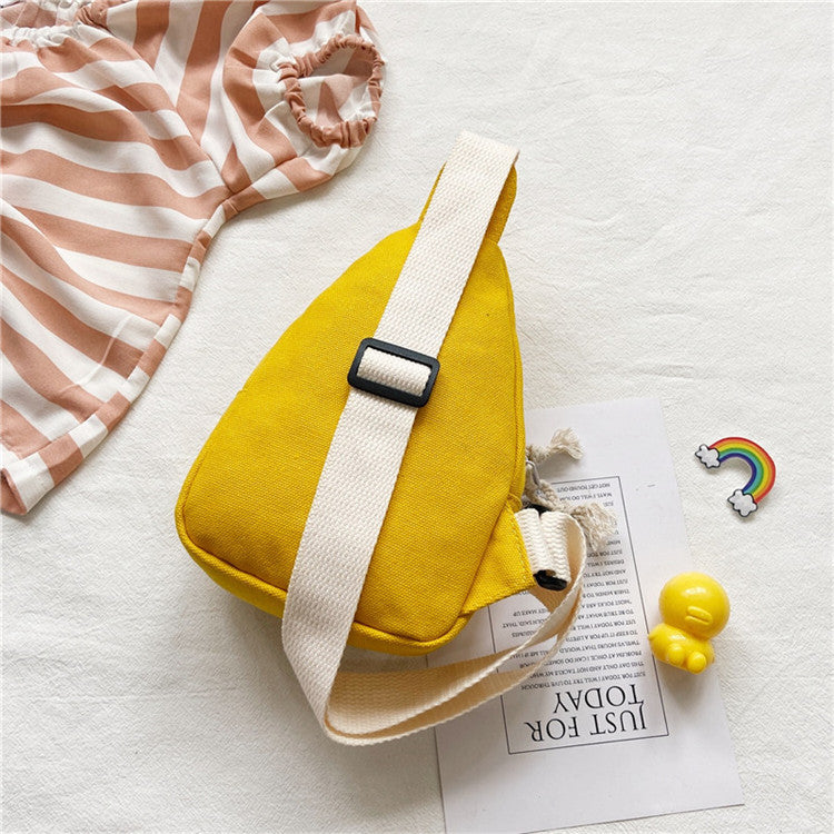 Kids Unisex Cute Canvas Chest Bag