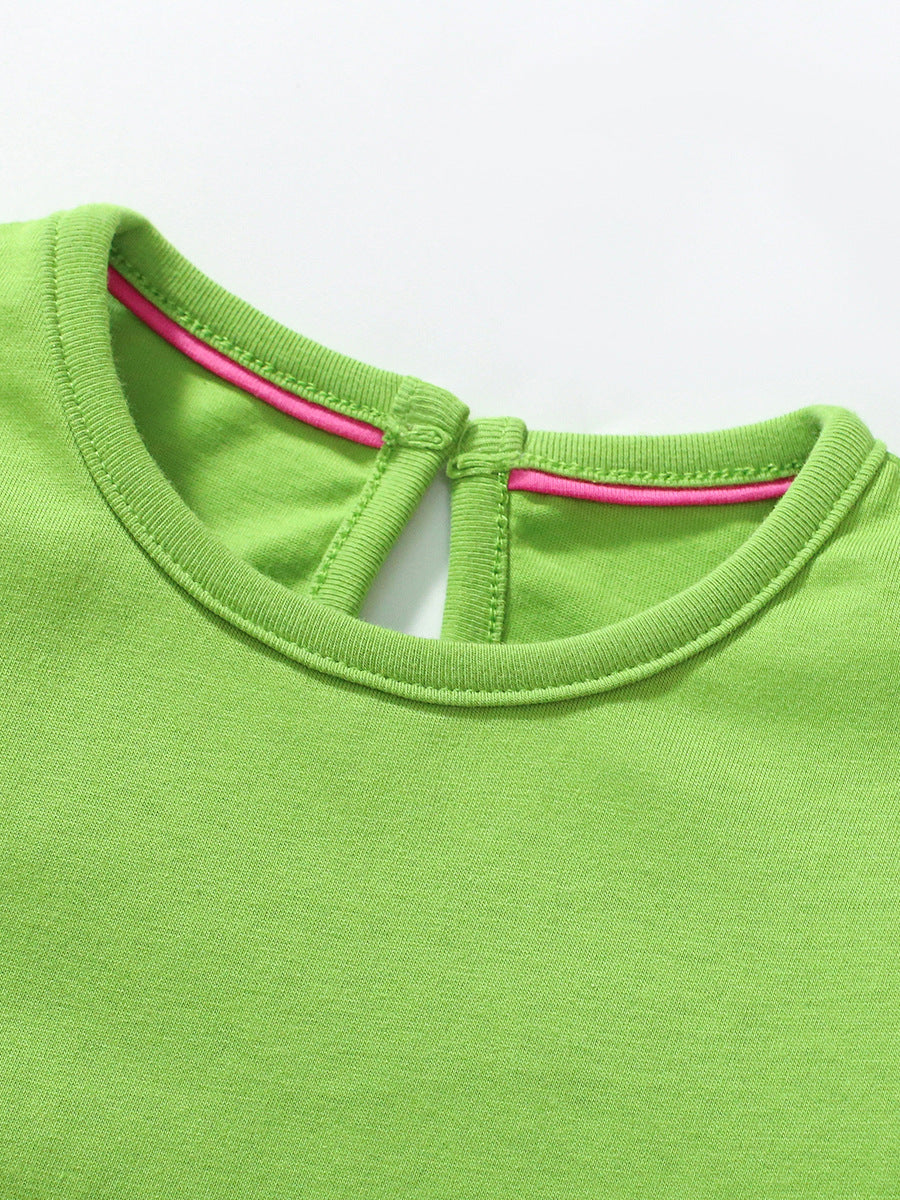 Kids Toddler Girls Casual Cute Short Sleeve Dress