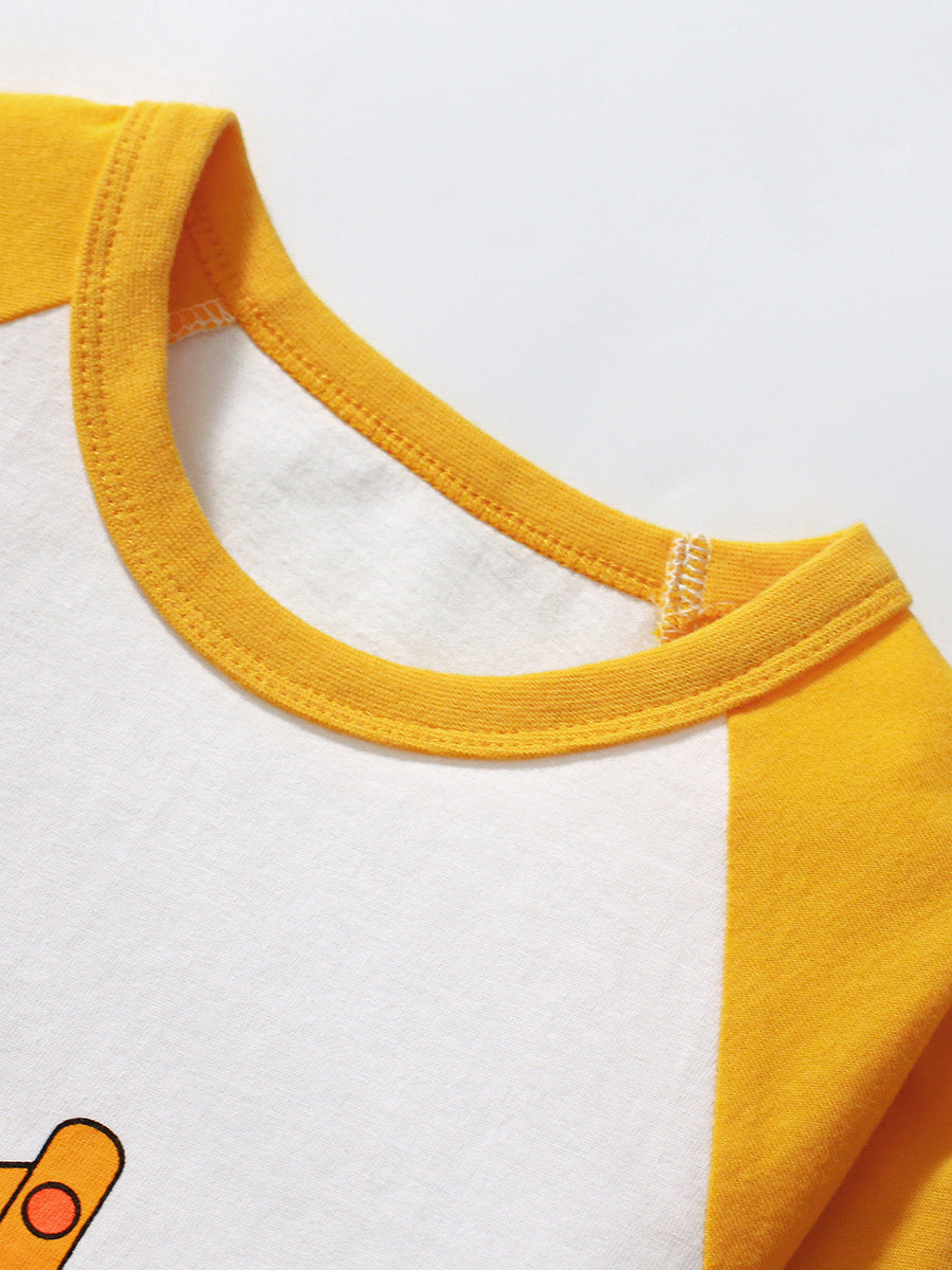 Kids Toddler Boys Casual Cartoon Short Sleeve T-Shirt