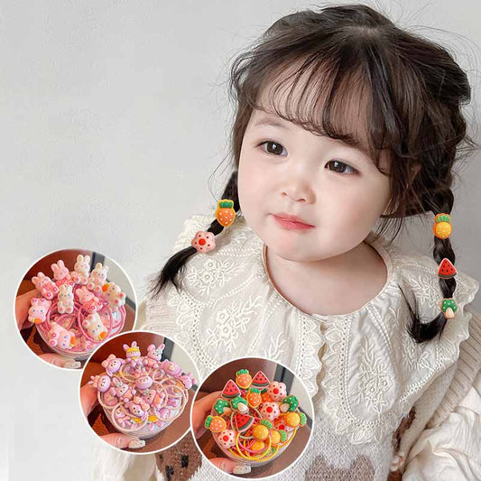Kids Girls Cute Sweet Hair Rings