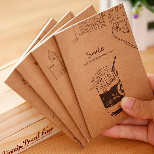 Vintage Kraft Paper Notepad Student Stationery